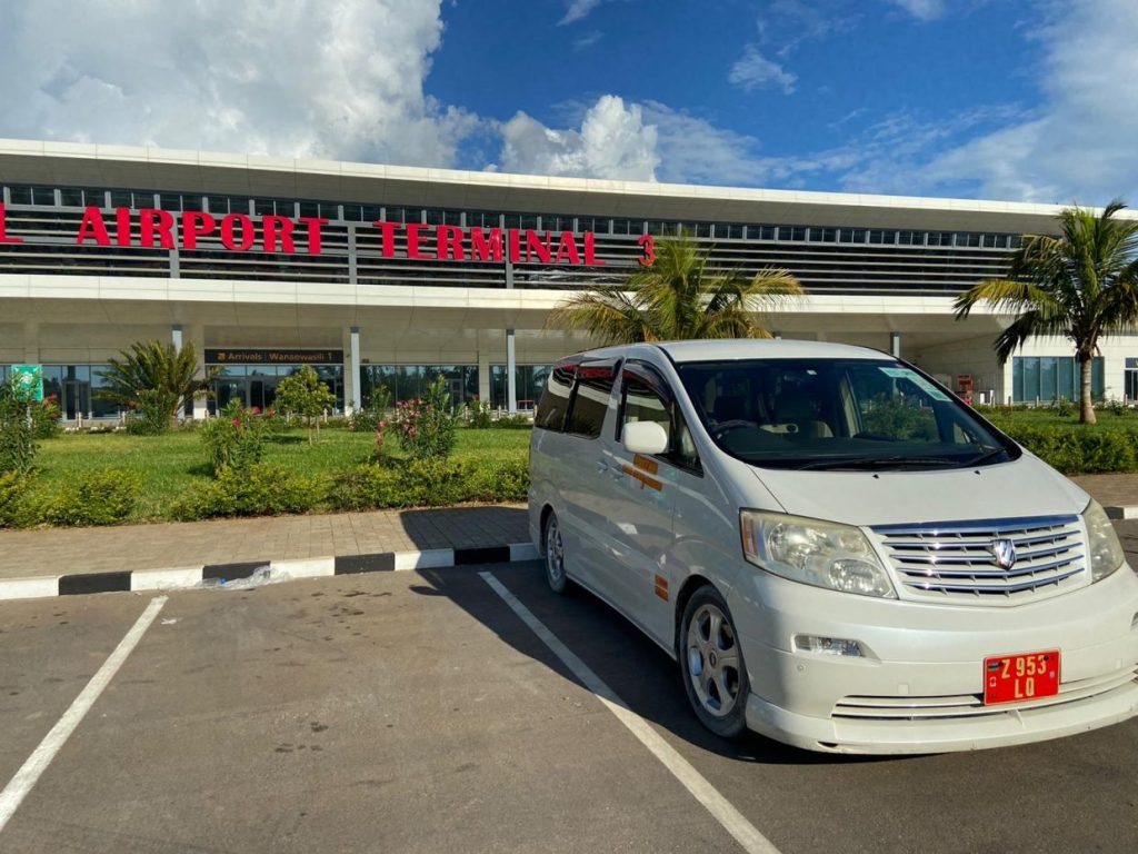 Airport transfer vehicle Zanzibar
